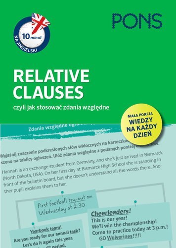 10 minut na angielski PONS Relative Clauses czyli jak stosować zdania względne A1/A2