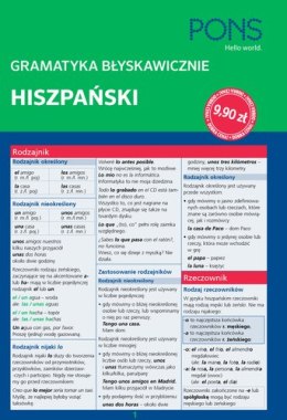 Błyskawicznie gramatyka hiszpańska PONS