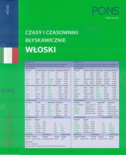 Czasy i czasowniki błyskawicznie MINI włoskie PONS