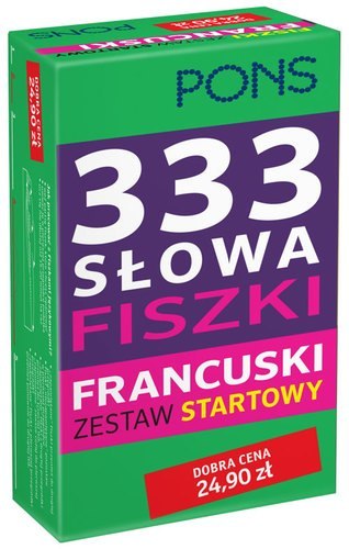 Fiszki na start PONS Język francuski 333 słowa