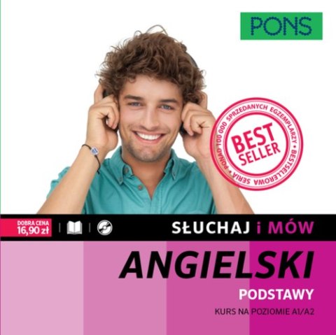 Słuchaj i mów PONS Podstawy Kurs angielskiego A1/A2 z nagraniami