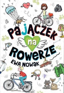 Pajączek na rowerze. Kolorowa klasyka