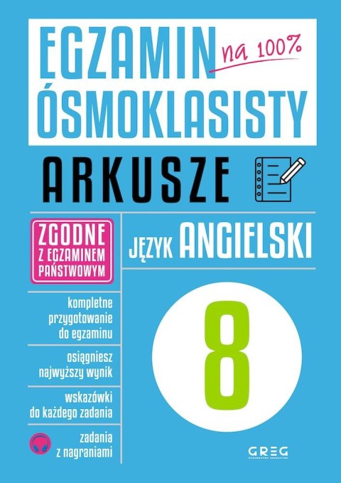 Język angielski. Egzamin ósmoklasisty. Arkusze