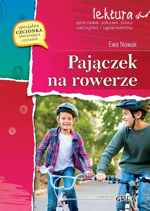 Pajączek na rowerze. Lektura z opracowaniem