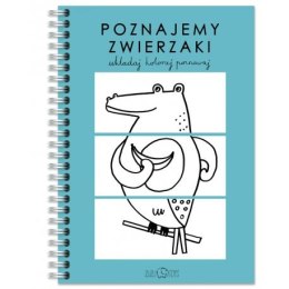 Poznajemy zwierzaki układaj koloruj poznawaj