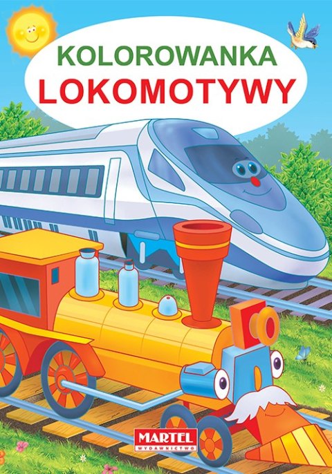 Lokomotywy. Kolorowanka