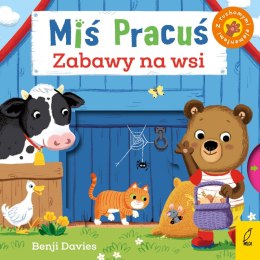 Miś Pracuś zabawy na wsi