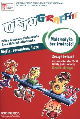 Ortograffiti matematyka bez trudności zeszyt ćwiczeń klasa 5-6 cz. 2