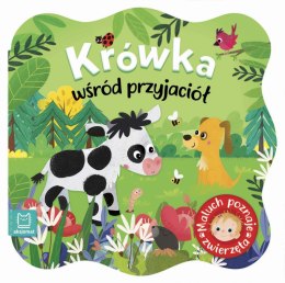 Krówka wśród przyjaciół. Maluch poznaje zwierzęta