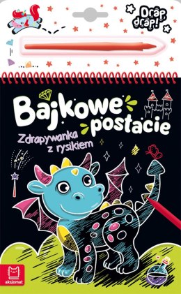 Bajkowe postacie. Zdrapywanka z rysikiem