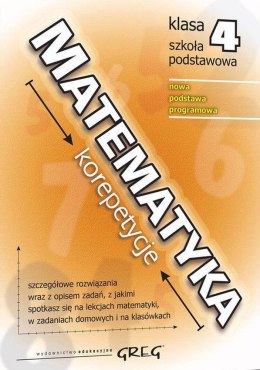 Matematyka. Korepetycje. Szkoła podstawowa. Klasa 4