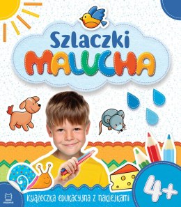 Szlaczki malucha 4+ książeczka edukacyjna z naklejkami