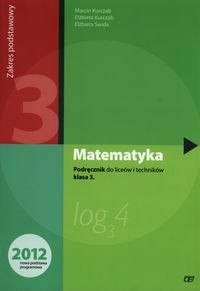 Matematyka podręcznik dla klasy 3 liceum i technikum zakres podstawowy map3