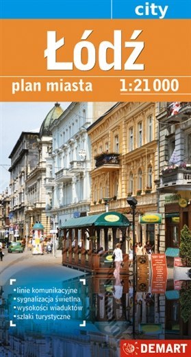 Łódź. Plan miasta 1:21 000 wyd. 2017