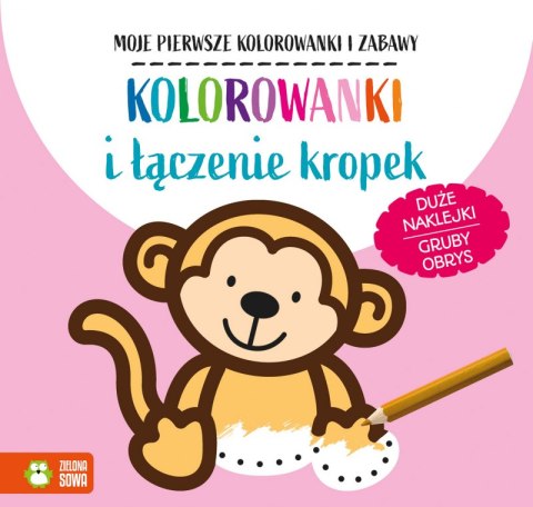 Kolorowanki i łączenie kropek. Moje pierwsze kolorowanki i zabawy