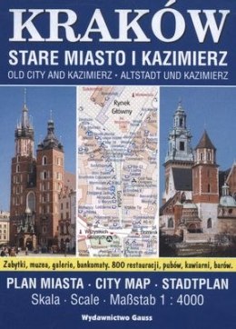 Kraków, Stare Miasto i Kazimierz. Plan miasta 1:4000 wyd. 11