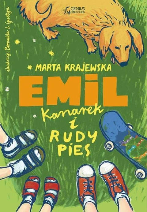 Emil kanarek i rudy pies