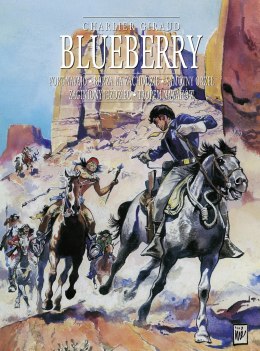 Fort navajo burza na zachodzie samotny orzeł zaginiony jeździec blueberry