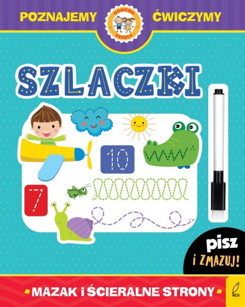 Szlaczki książka z pisakiem