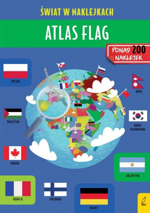 Atlas flag. Świat w naklejkach