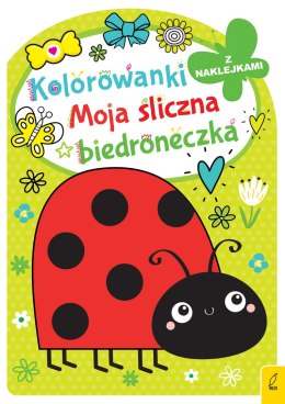 Moja śliczna biedroneczka. Kolorowanka z wykrojnikiem