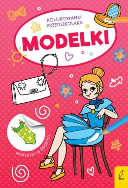 Modelki. Kolorowanki przedszkolaka