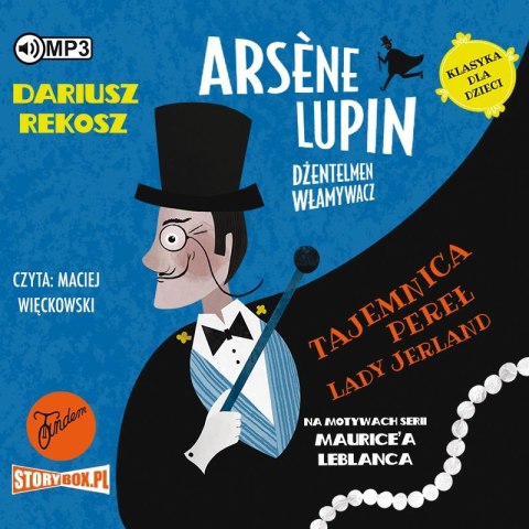 CD MP3 Tajemnica pereł Lady Jerland. Arsène Lupin dżentelmen włamywacz. Tom 1