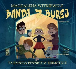 CD MP3 Tajemnica piwnicy w bibliotece. Banda z Burej. Tom 1