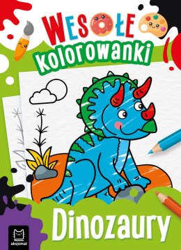 Dinozaury. Wesołe kolorowanki