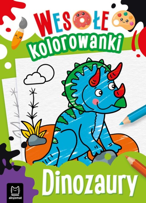 Dinozaury. Wesołe kolorowanki