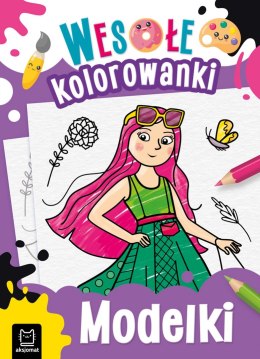 Modelki. Wesołe kolorowanki