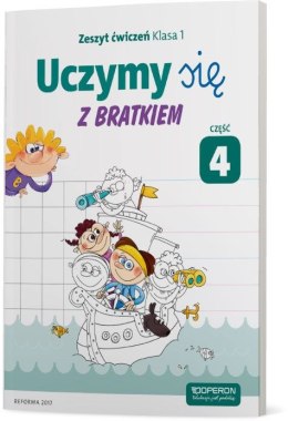 Uczymy się z Bratkiem 1 Zeszyt ćwiczeń część 4 szkoła podstawowa