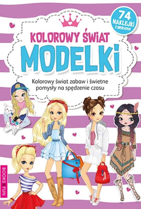 Kolorowy świat. Modelki. Kolorowanka