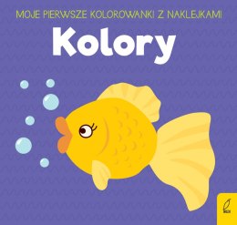 Kolory. Moje pierwsze kolorowanki z naklejkami