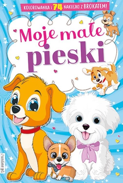 Moje małe pieski. Kolorowanka