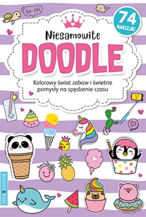 Niesamowite doodle. Kolorowanka