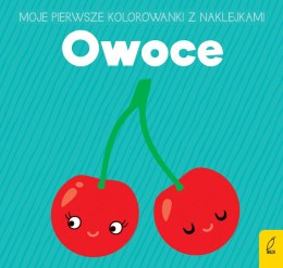 Owoce. Moje pierwsze kolorowanki z naklejkami