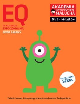 EQ-Inteligencja emocjonalna dla 3-4 latków nowe zabawy z poradami psychologa Książka z naklejkami Akademia Inteligentnego Maluch