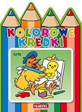 Kurka kolorowe kredki