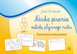 Nauka pisania metodą płynnego ruchu ćwiczenia koniczynowe