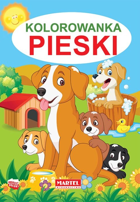 Pieski. Kolorowanka