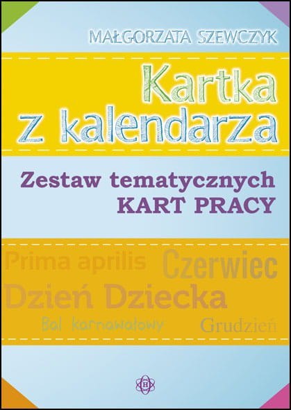 Kartka z kalendarza zestaw tematycznych kart pracy