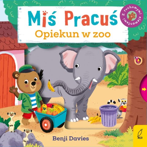 Miś Pracuś opiekun w zoo