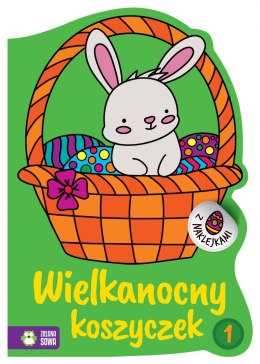 Wielkanocny koszyczek 1 wielkanocne kolorowanki