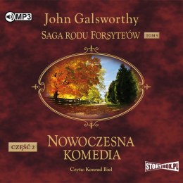 CD MP3 Nowoczesna komedia. Część 2. Milczące zaloty. Srebrna łyżka. Saga rodu Forsyte'ów. Tom 5