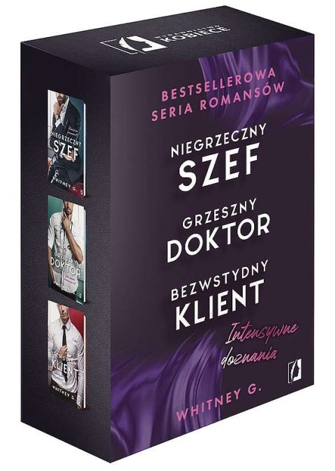 Pakiet Intensywne doznania. Niegrzeczny szef / Grzeszny doktor / Bezwstydny klient