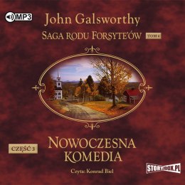 CD MP3 Nowoczesna komedia. Część 3. Mijający się w mroku. Łabędzi śpiew. Saga rodu Forsyte'ów. Tom 6