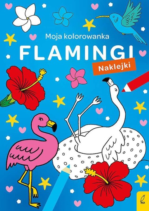 Flamingi. Moja kolorowanka