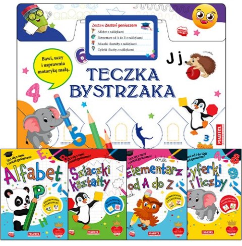 Teczka bystrzaka. Zestaw Zostań geniuszem