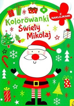 Kolorowanka z wykrojnikiem. Mikołaj